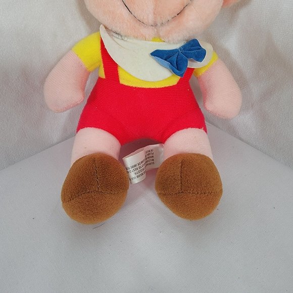 Pinocchio Vintage Walt Disney's Productions Classic Plush Stuffed Doll Toy 7" - Picture 3 of 8